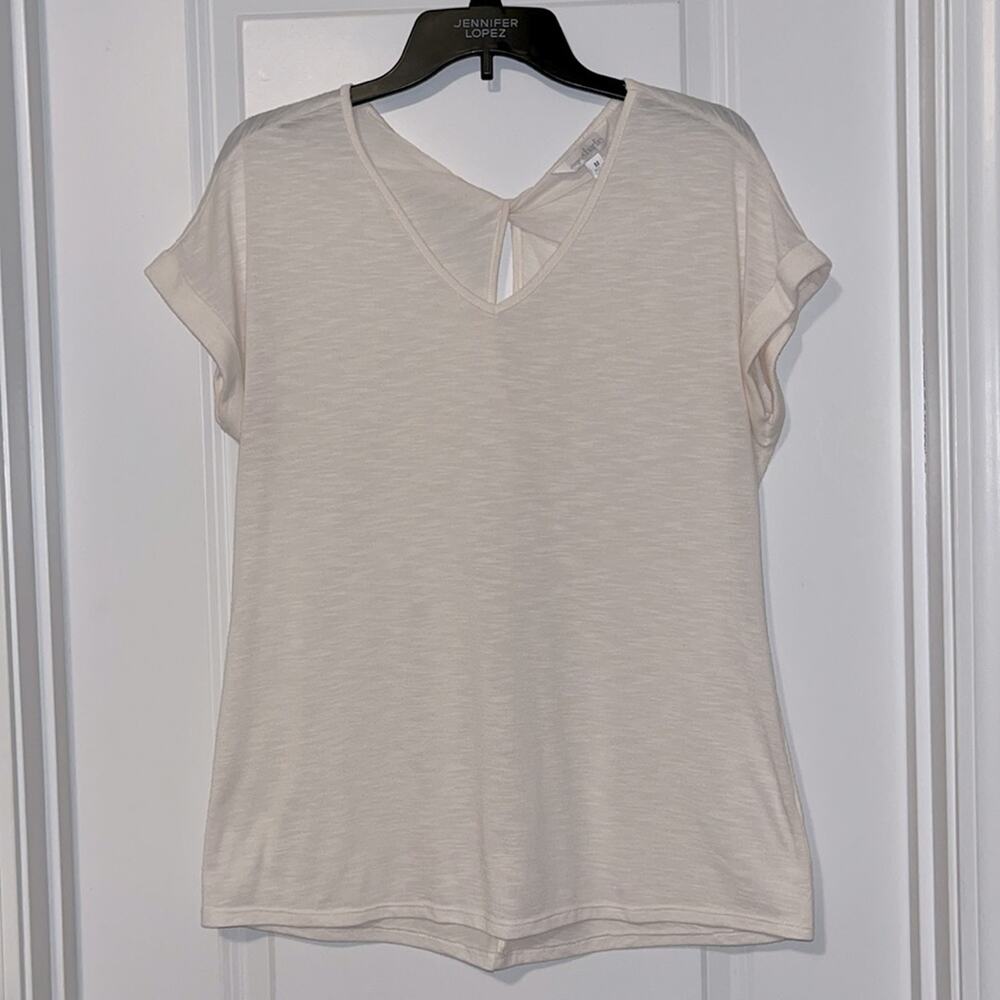 ⚡️ 3 for $20 ⚡️ Charming Charlie Short Sleeve Ivory Top
